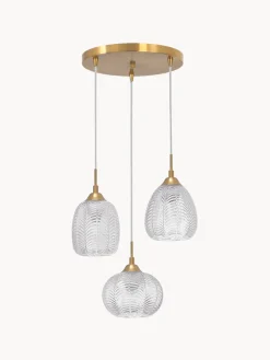 Lámpara de techo de vidrio satinado Vario