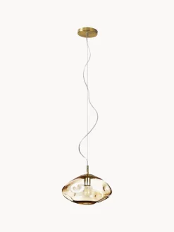 Lámpara de techo de vidrio Amora