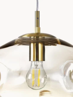 Lámpara de techo de vidrio Amora