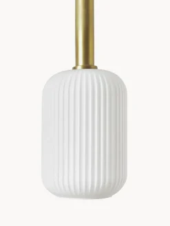 Lámpara de techo de vidrio opalino Candela