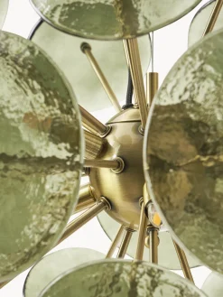 Lámpara de techo de vidrio Mireille