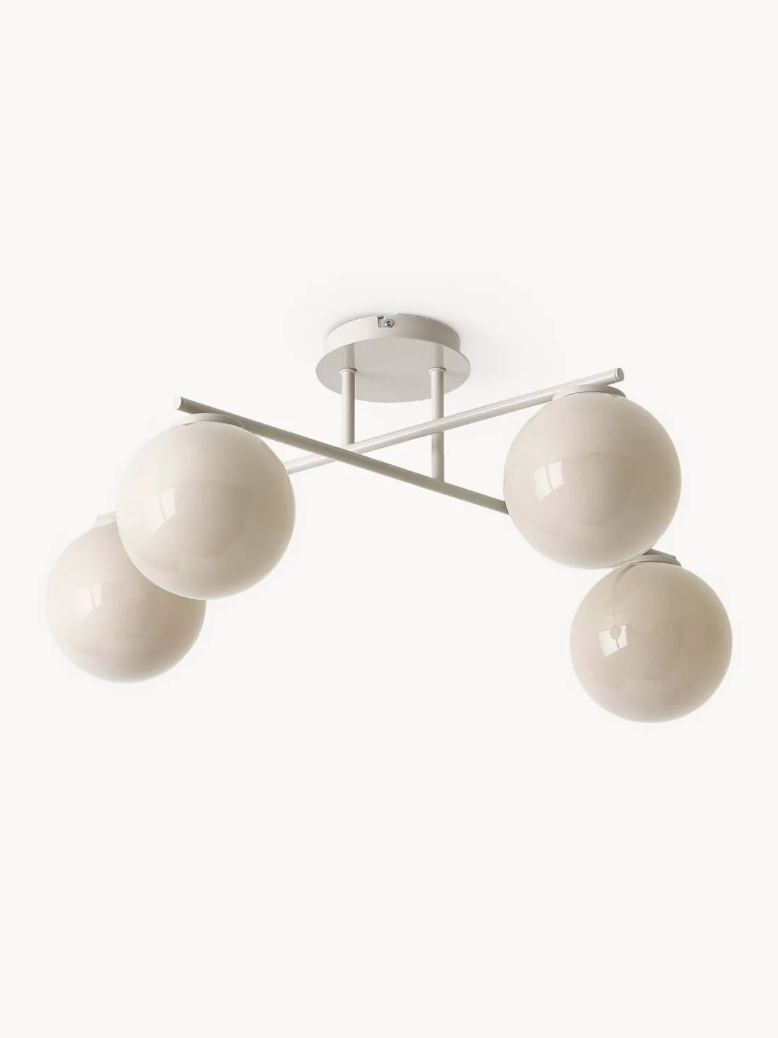 Lámpara de techo de vidrio opalino Atlanta