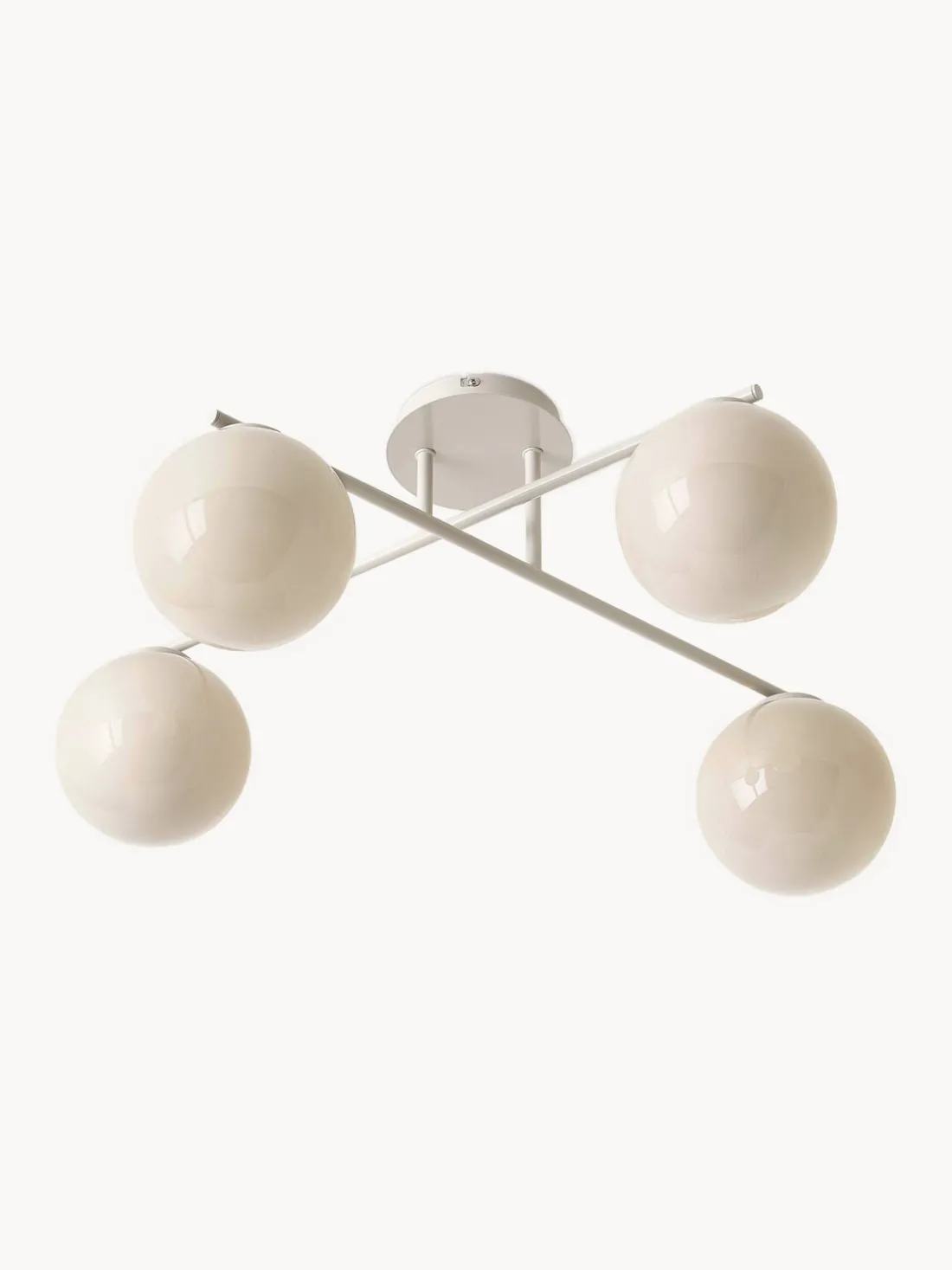 Lámpara de techo de vidrio opalino Atlanta