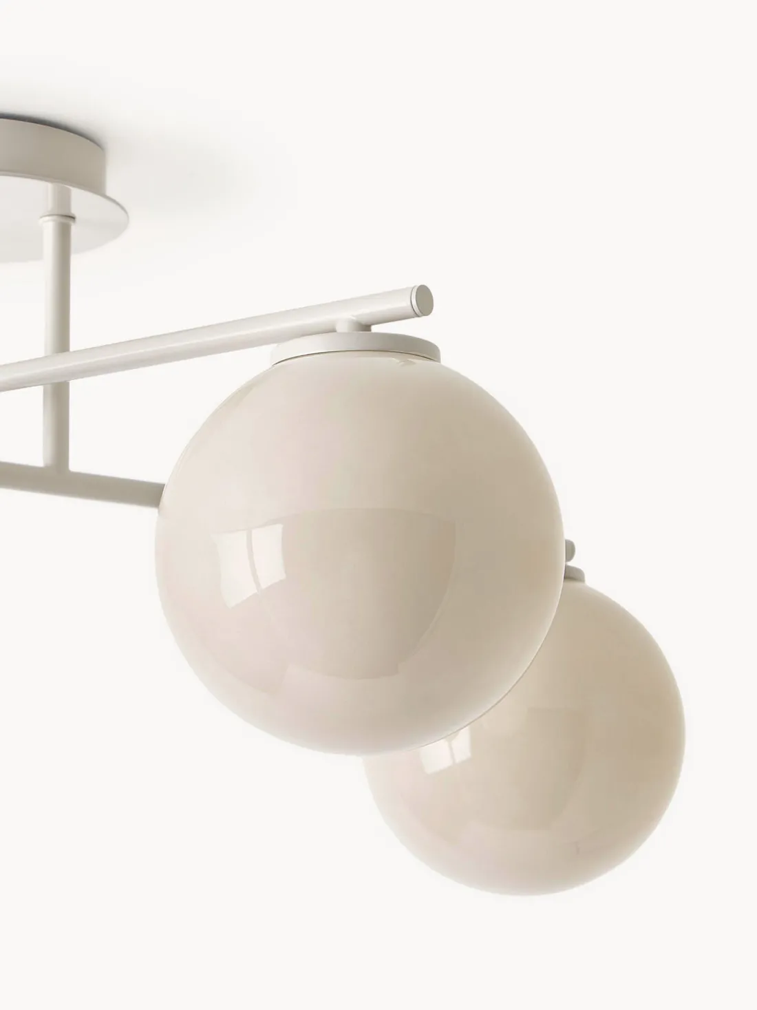 Lámpara de techo de vidrio opalino Atlanta