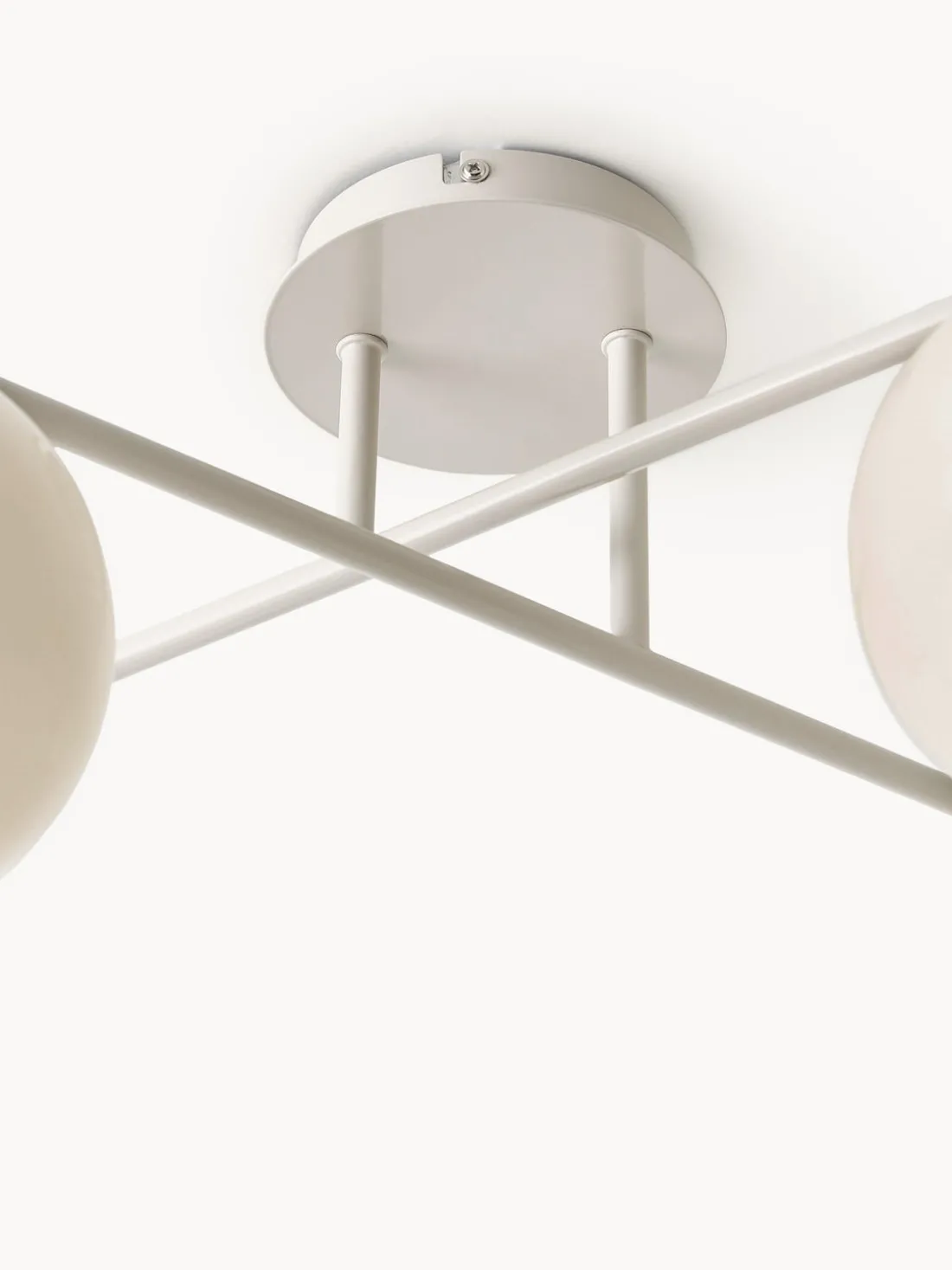 Lámpara de techo de vidrio opalino Atlanta