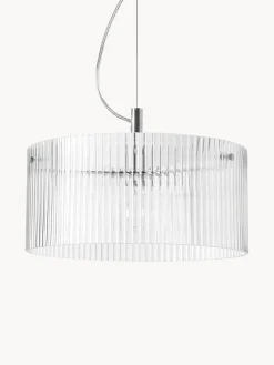 Lámpara de techo de vidrio acanalado Emmi