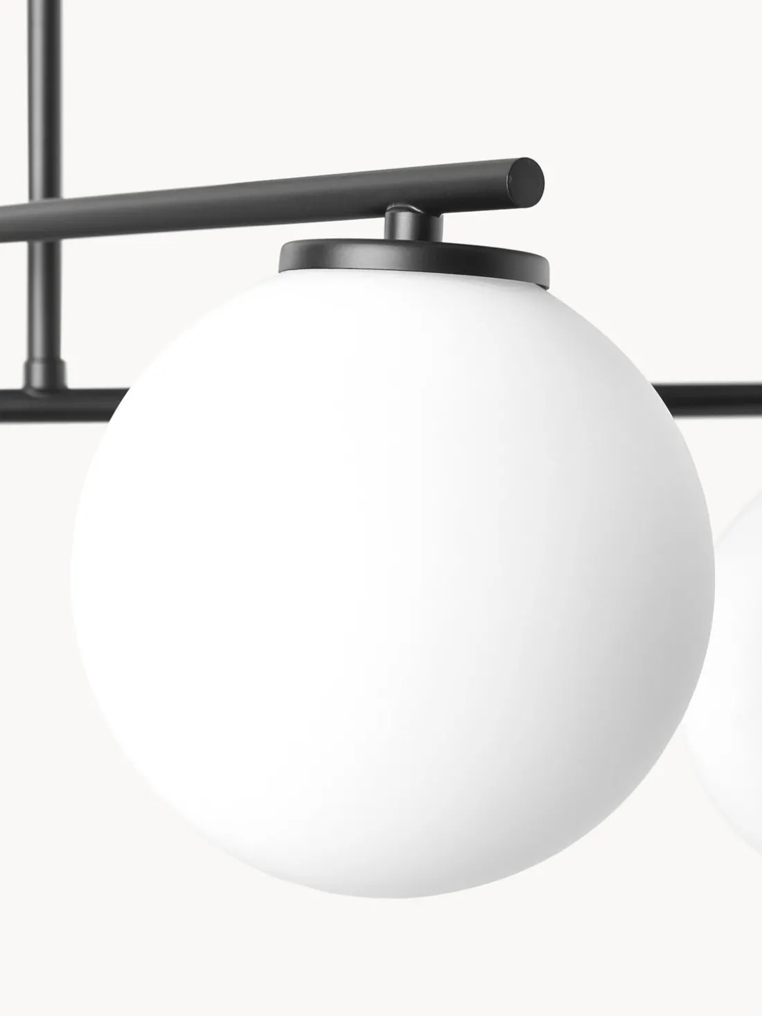 Lámpara de techo de vidrio opalino Atlanta