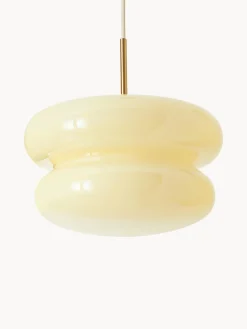 Lámpara de techo de vidrio opalino Baya