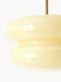 Lámpara de techo de vidrio opalino Baya