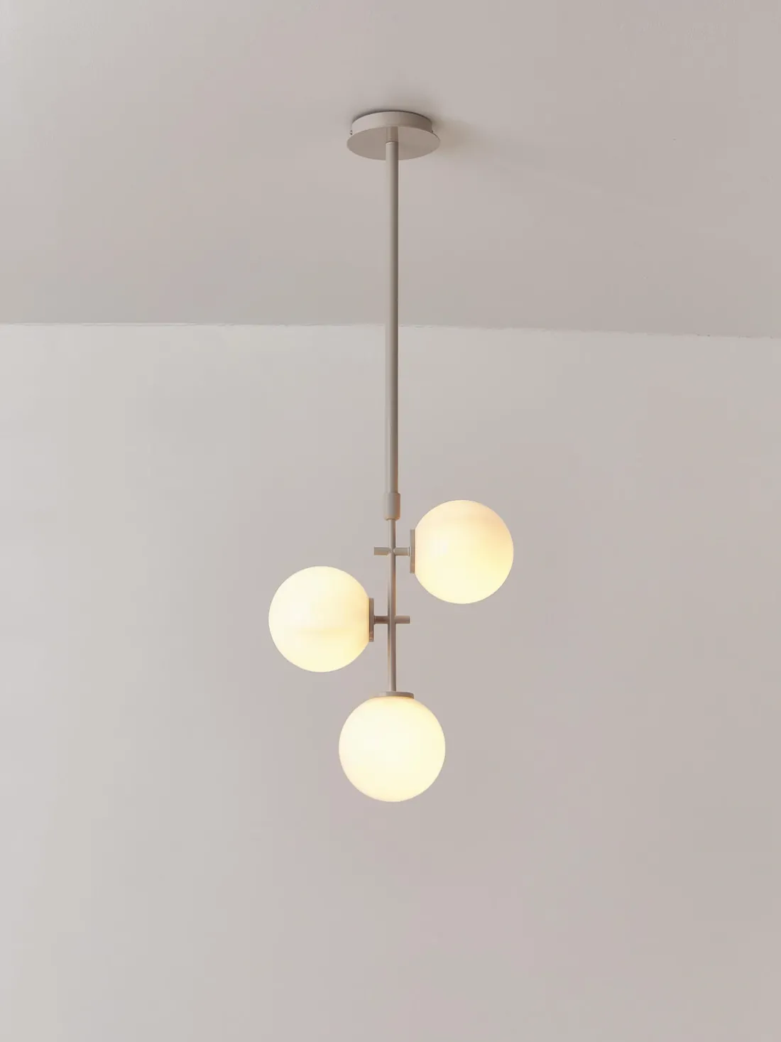 Lámpara de techo de vidrio opalino Atlanta