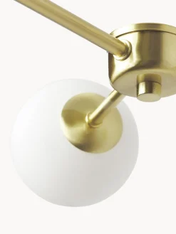 Lámpara de techo grande de vidrio opalino Aurelia