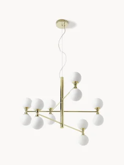 Lámpara de techo grande de vidrio opalino Grover