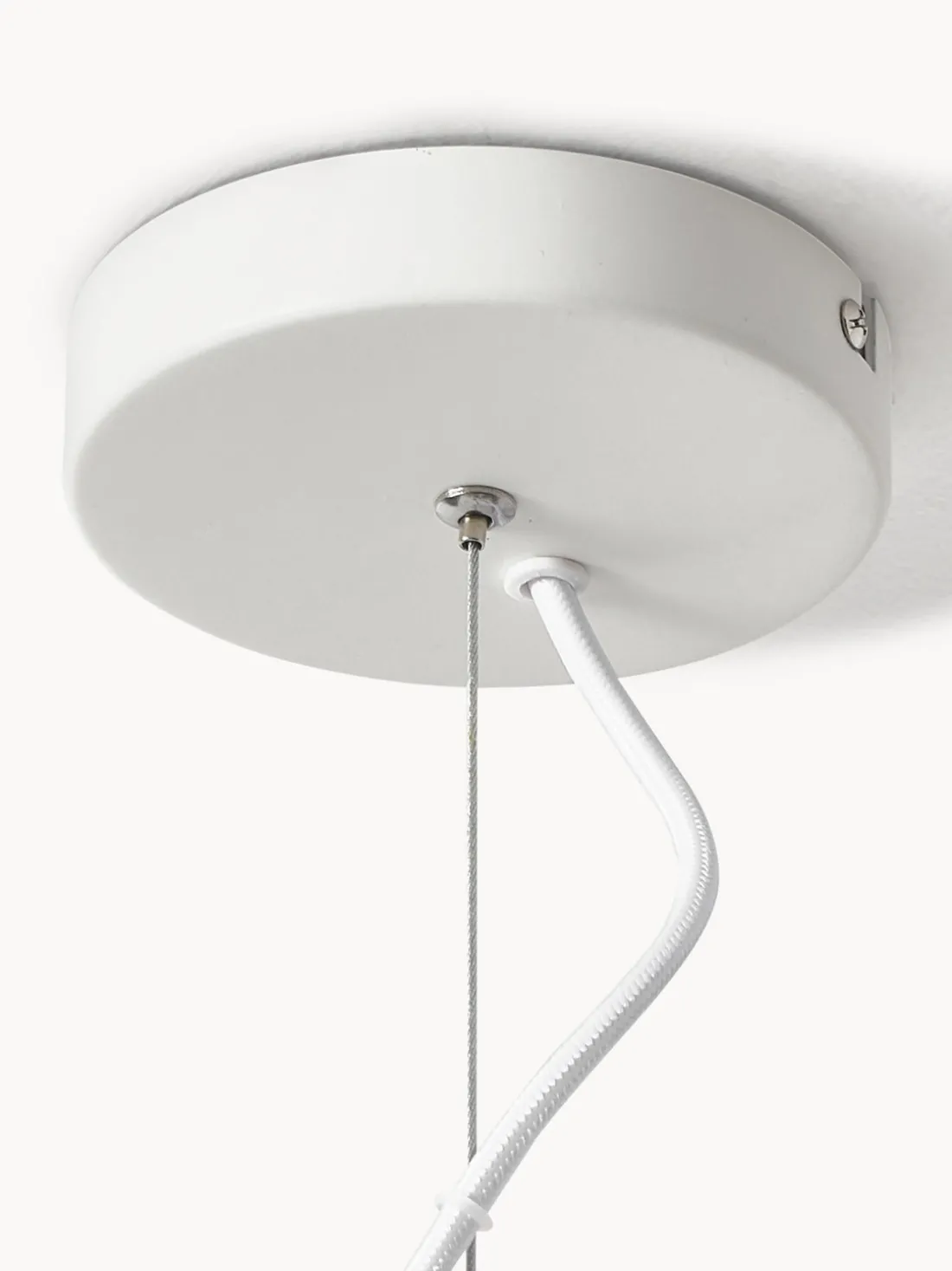 Lámpara de techo grande de vidrio opalino Grover