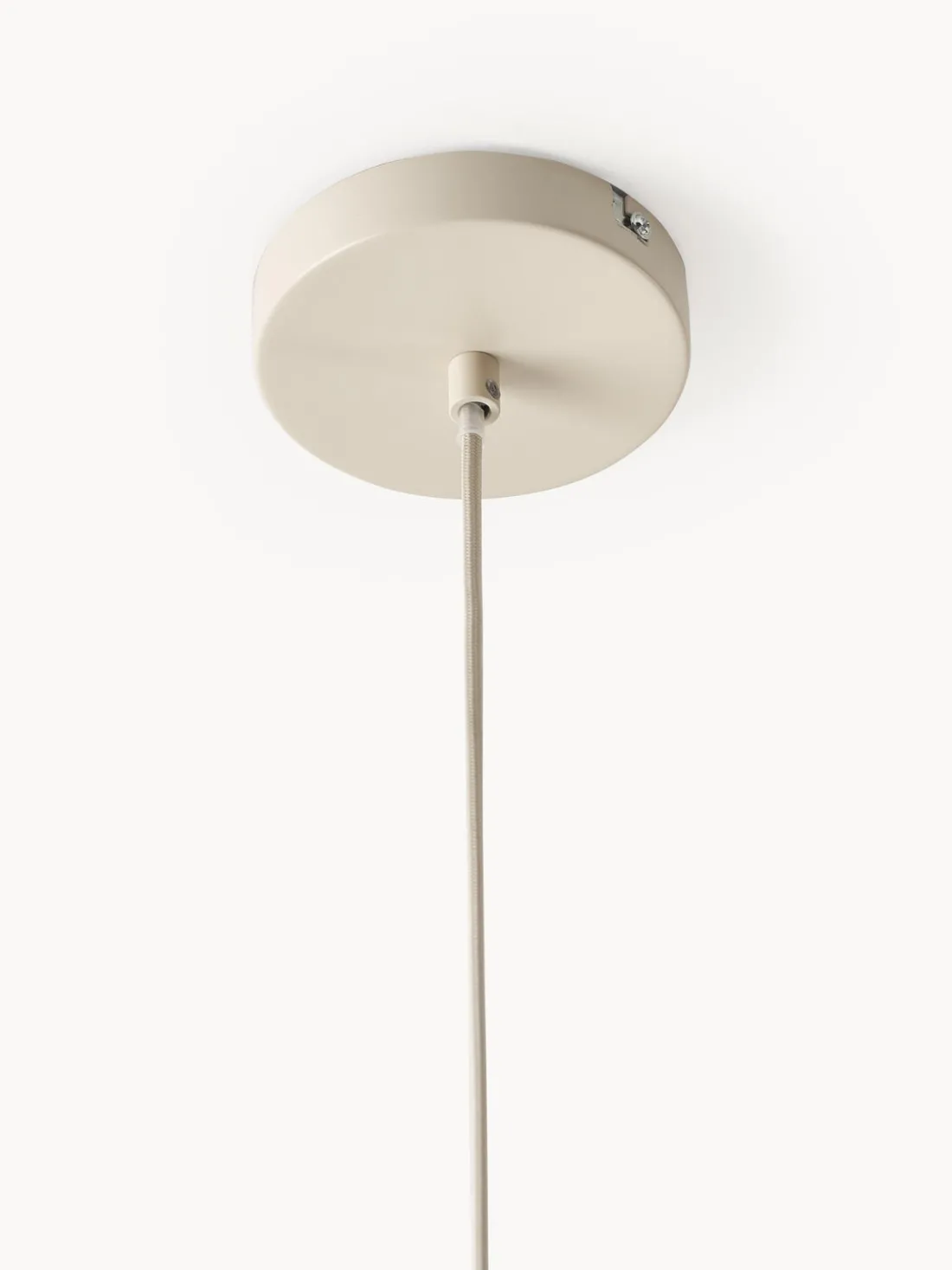 Lámpara de techo grande de lino Lace