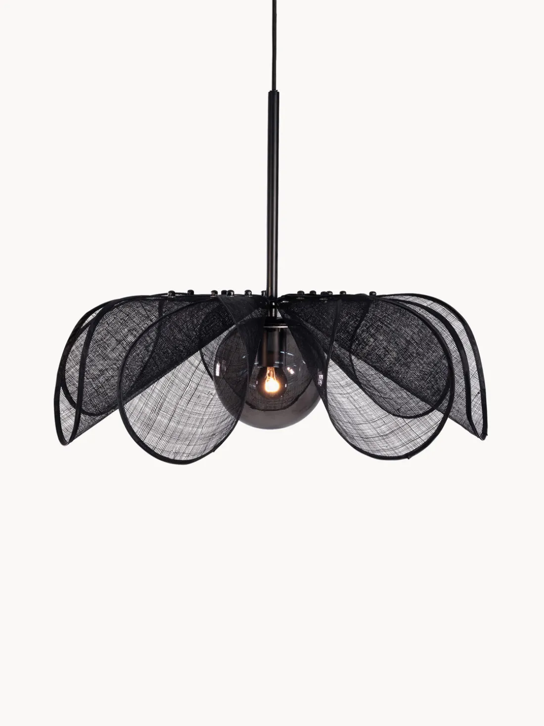 Lámpara de techo grande de fibras de plátano Styrka, tamaños diferentes