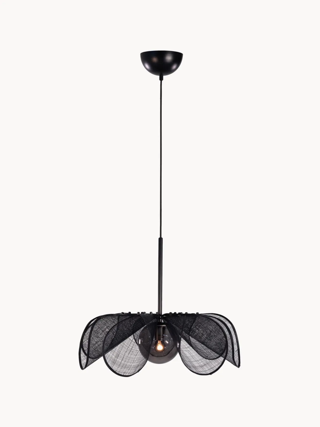 Lámpara de techo grande de fibras de plátano Styrka, tamaños diferentes