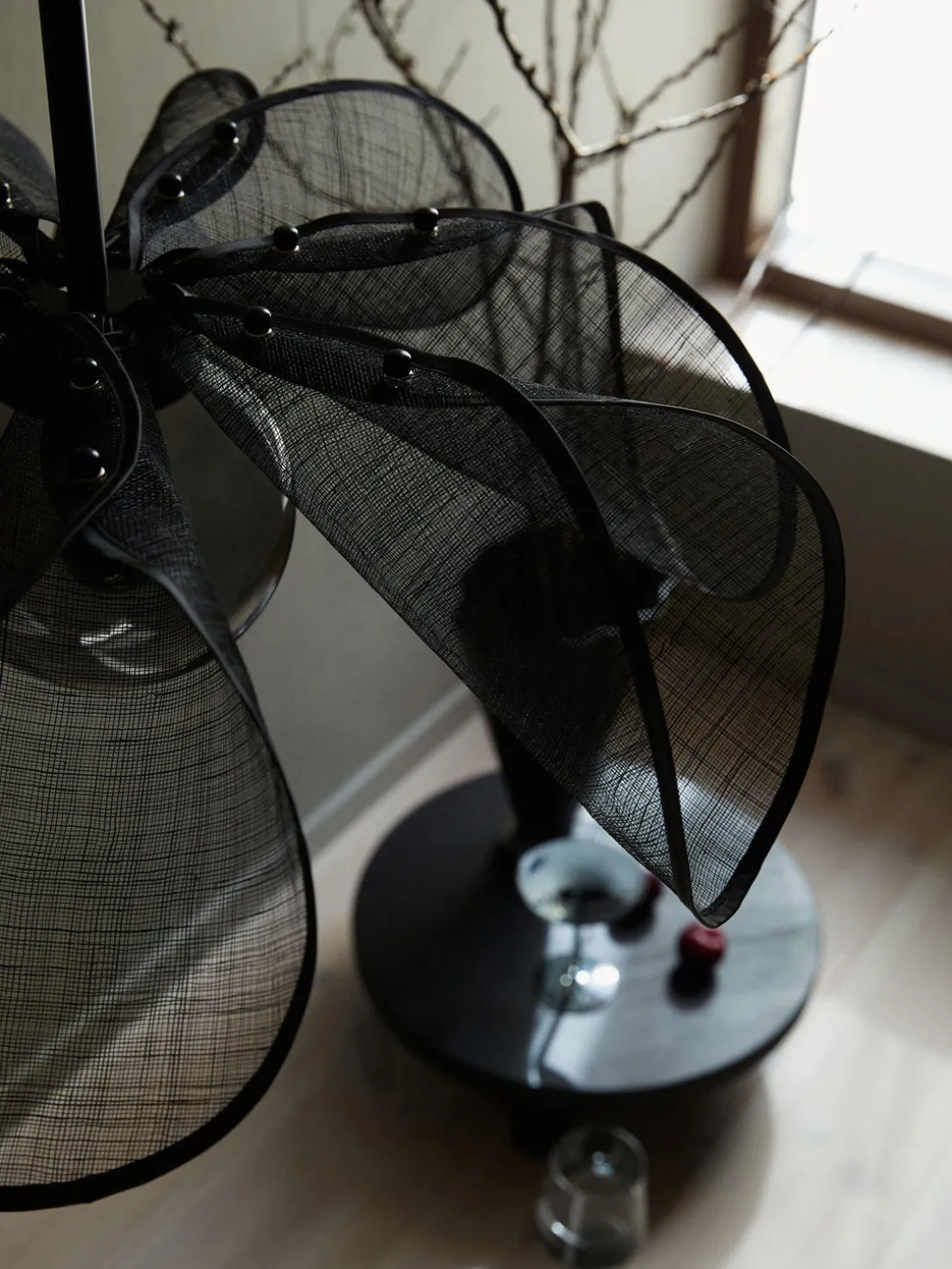 Lámpara de techo grande de fibras de plátano Styrka, tamaños diferentes