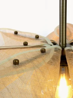 Lámpara de techo grande de fibras de plátano Styrka, tamaños diferentes