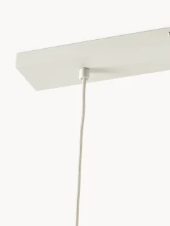 Lámpara de techo grande de lino Lucina