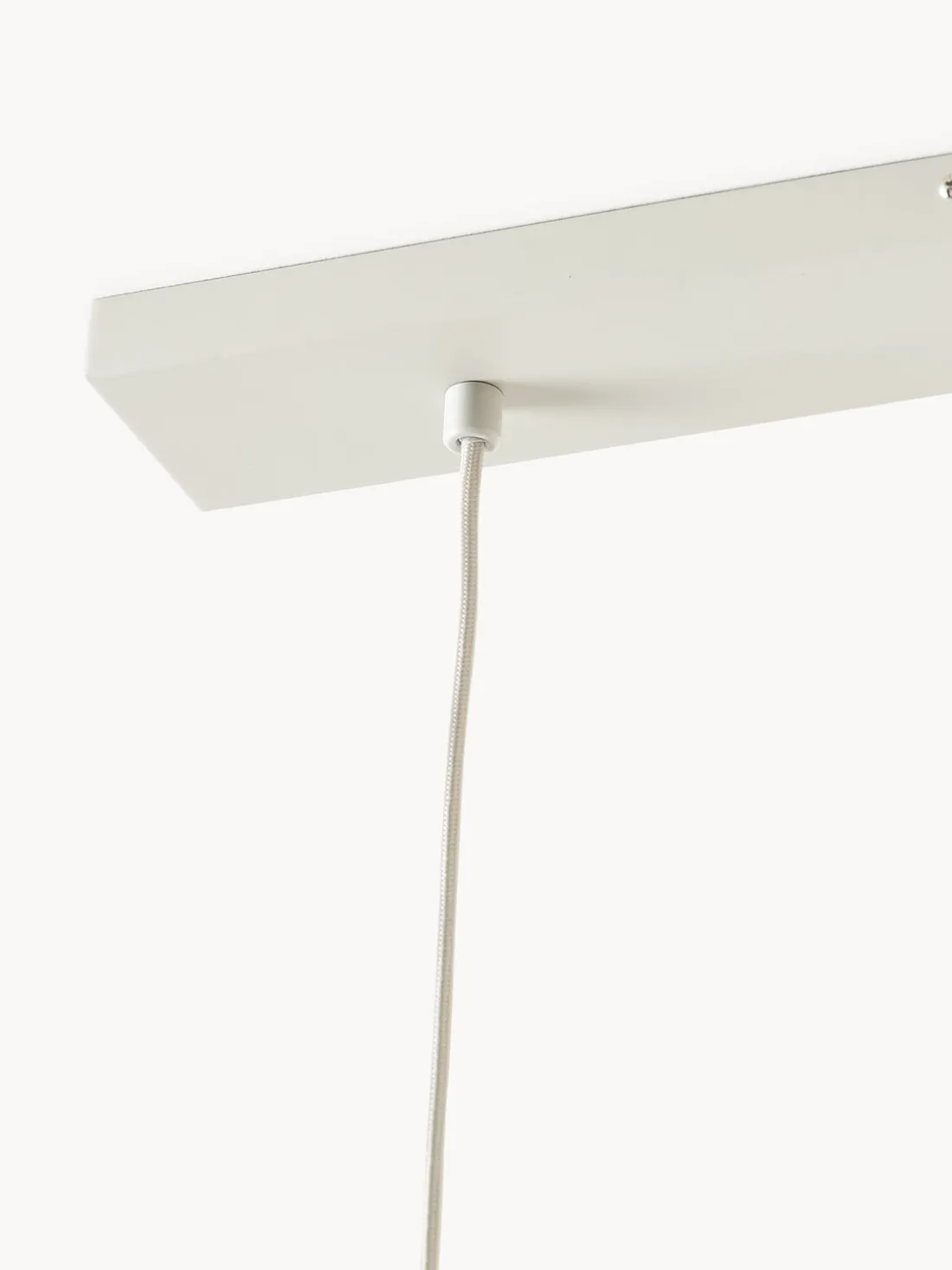 Lámpara de techo grande de lino Lucina