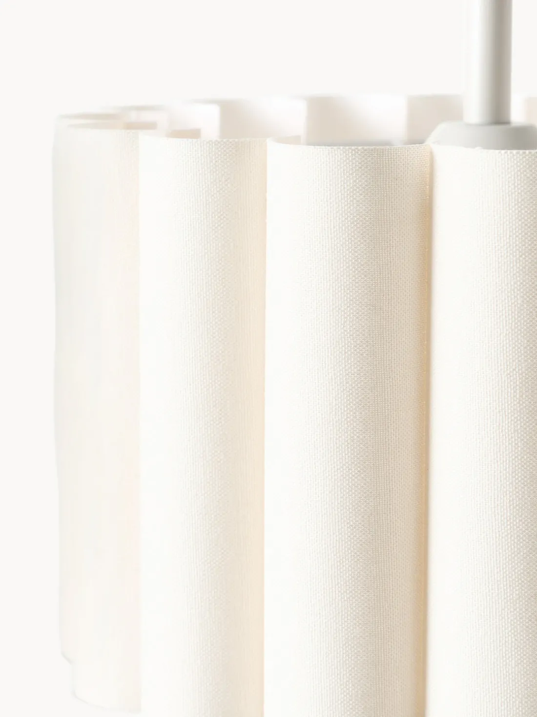 Lámpara de techo grande de lino Lucina