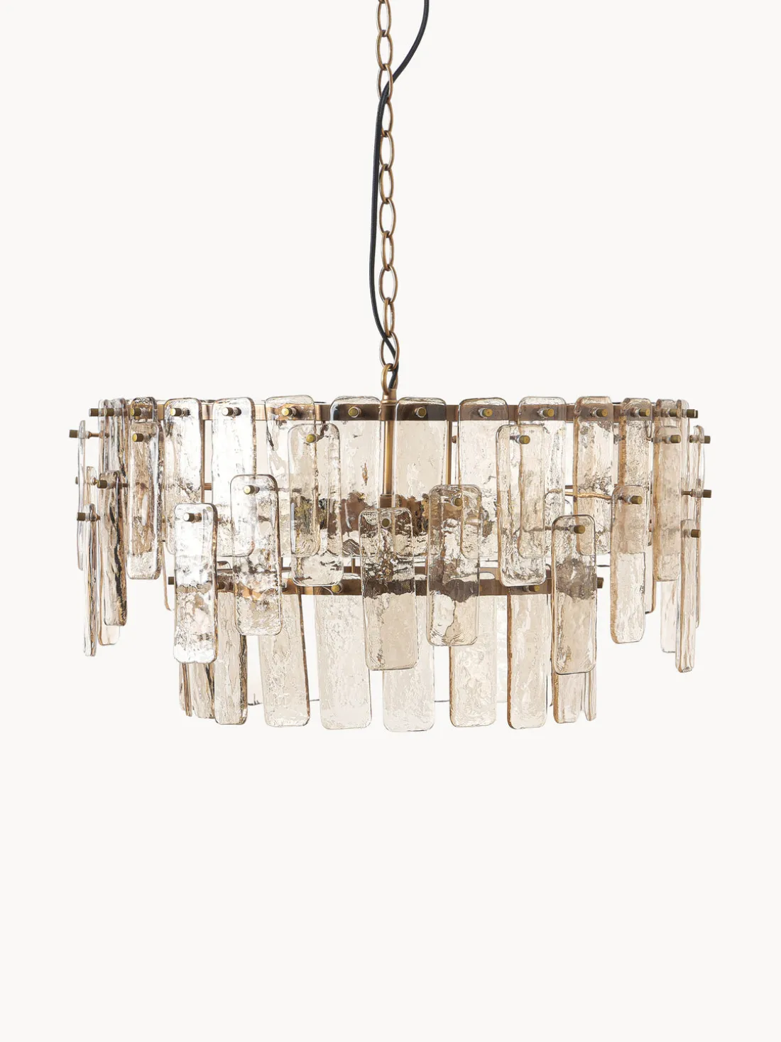 Lámpara de techo grande de vidrio Cersei