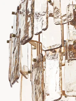 Lámpara de techo grande de vidrio Cersei