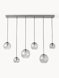 Lámpara de techo grande de vidrio Raquel