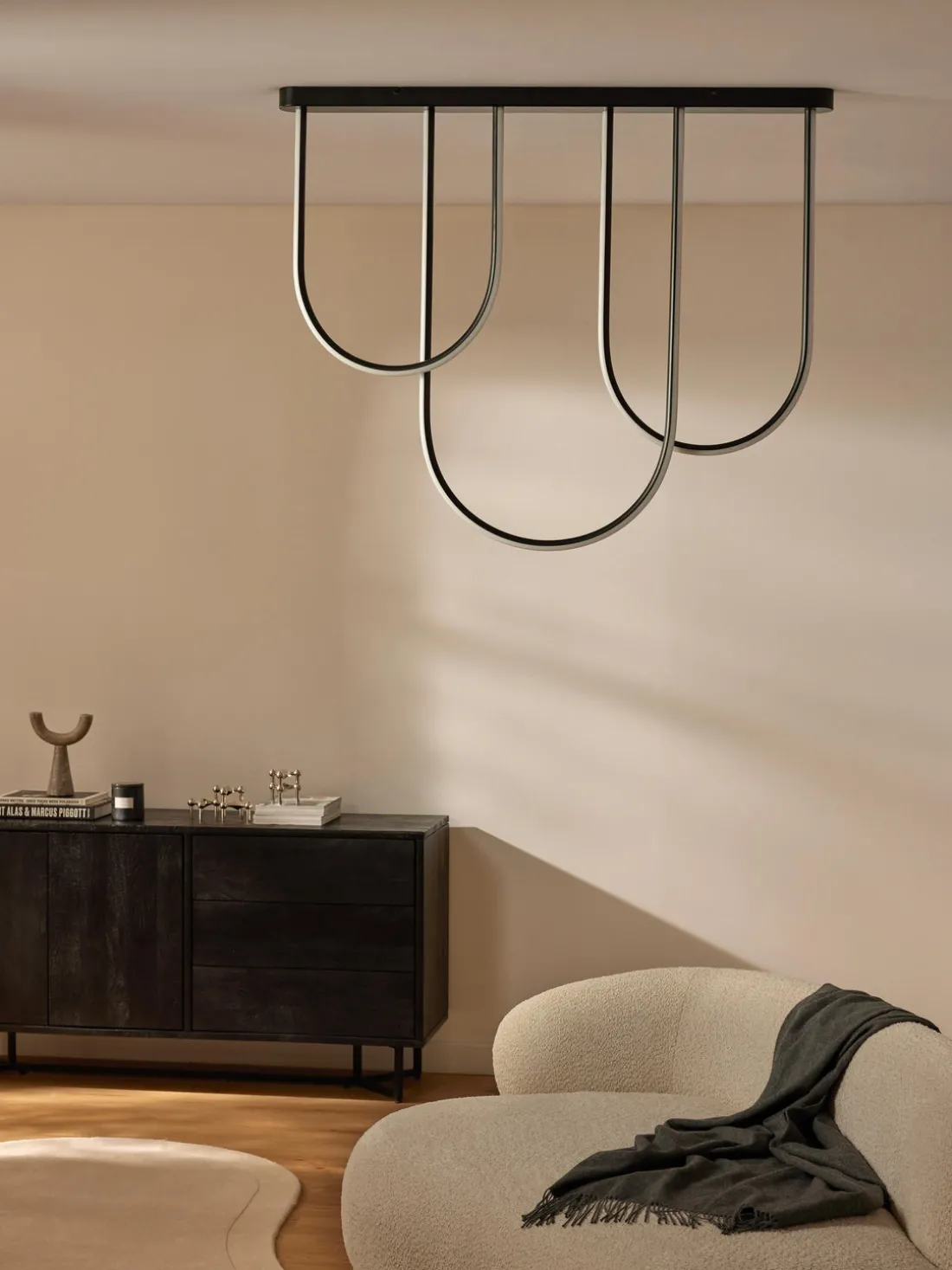 Lámpara de techo grande LED Ivar