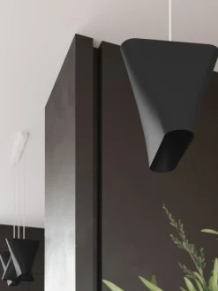 Lámpara de techo grande Velo