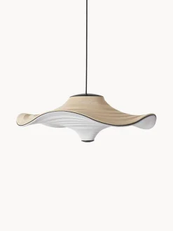 Lámpara de techo LED de fibras naturales Flying