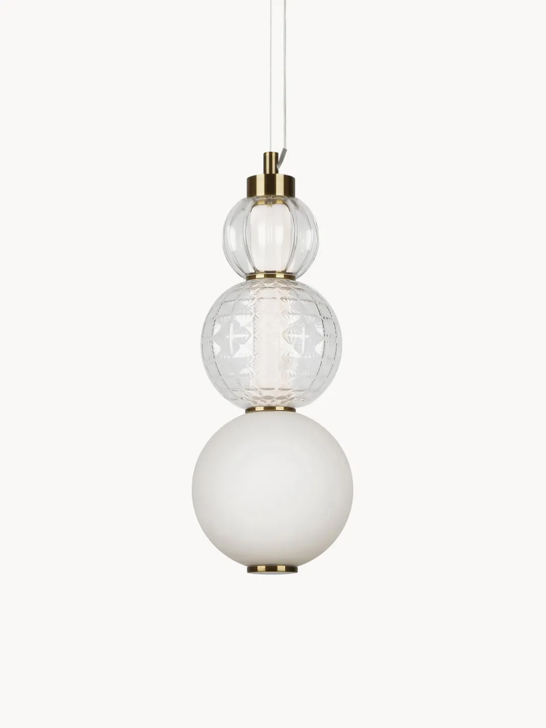 Lámpara de techo LED pequeña soplada Collar