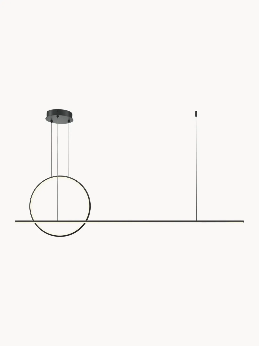 Lámpara de techo LED regulable con cambio de color y mando a distancia Halo