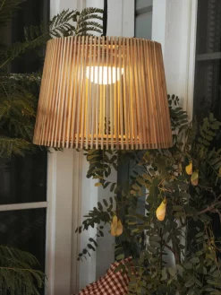 Lámpara de techo LED regulable para exterior Okinawa, con control remoto