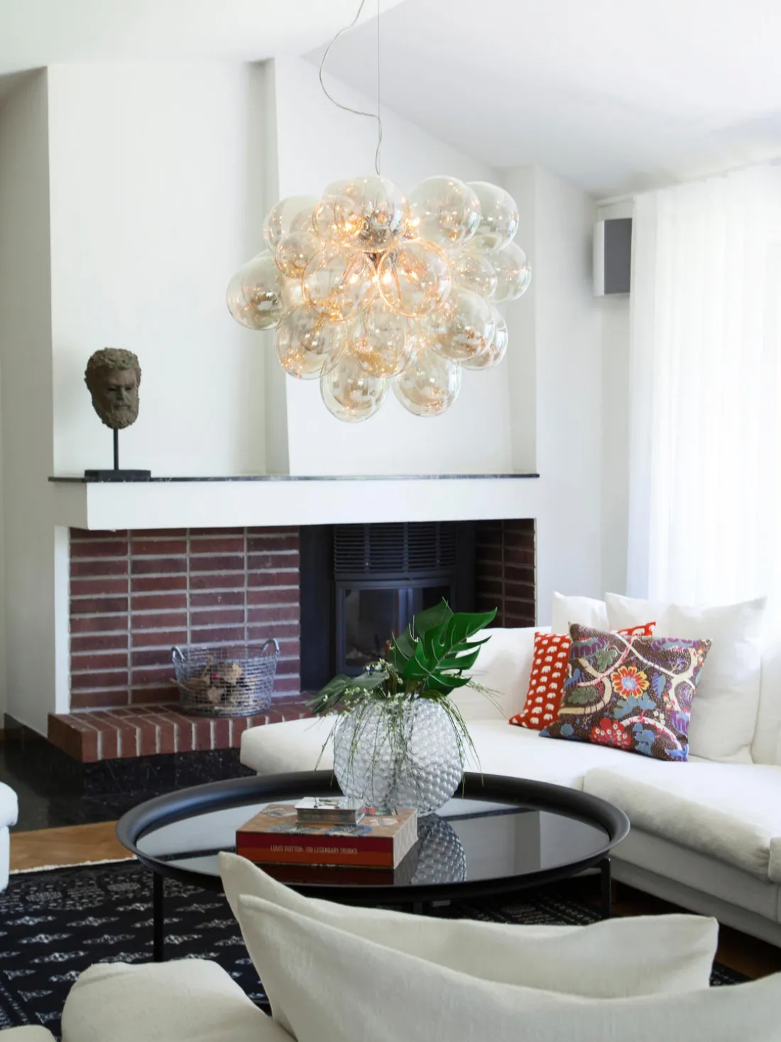 Lámpara de techo LED soplada Gross Grande