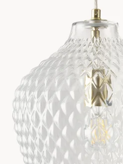 Lámpara de techo pequeña de vidrio Lee