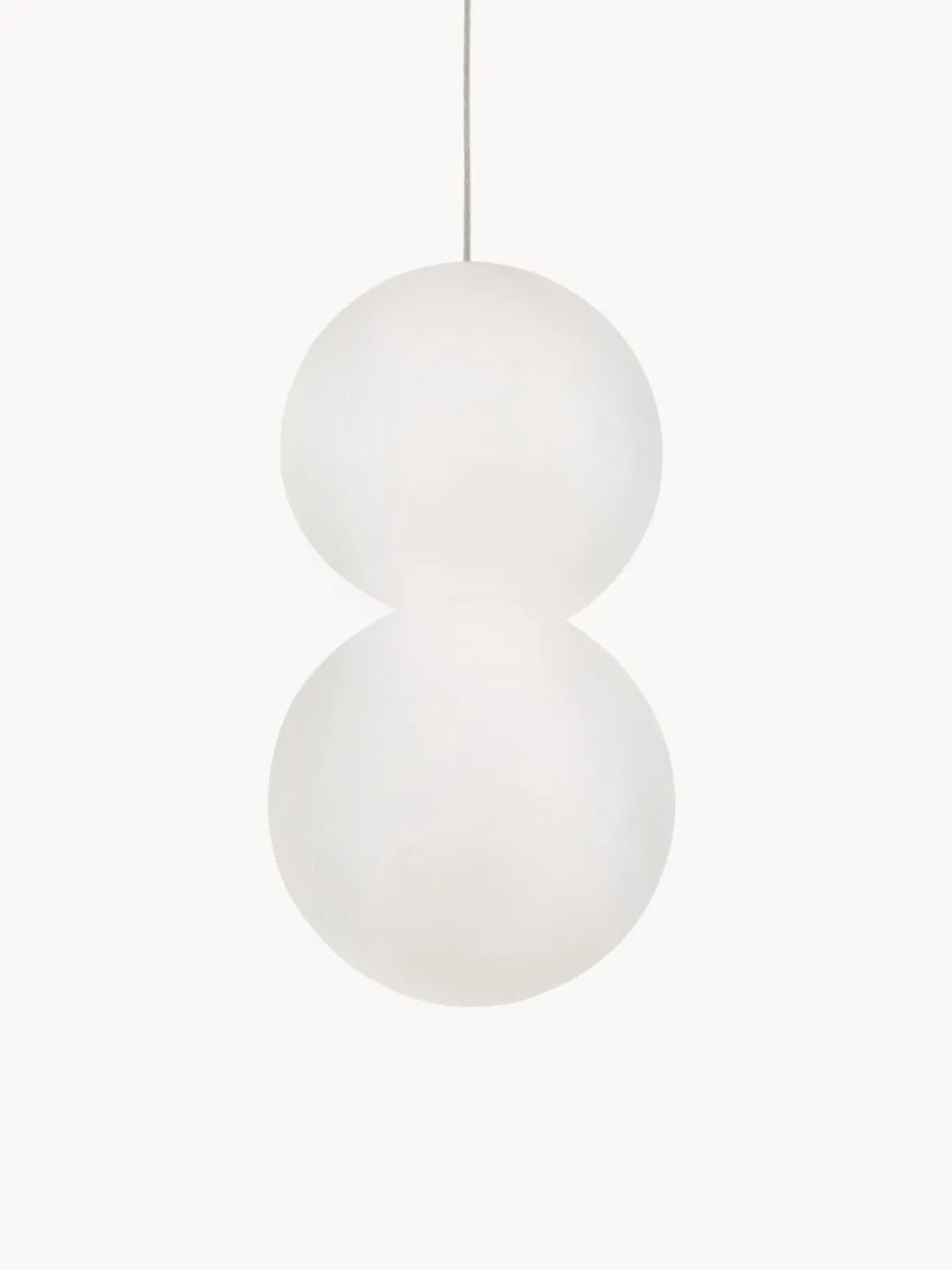 Lámpara de techo pequeña de vidrio y hormigón Zero