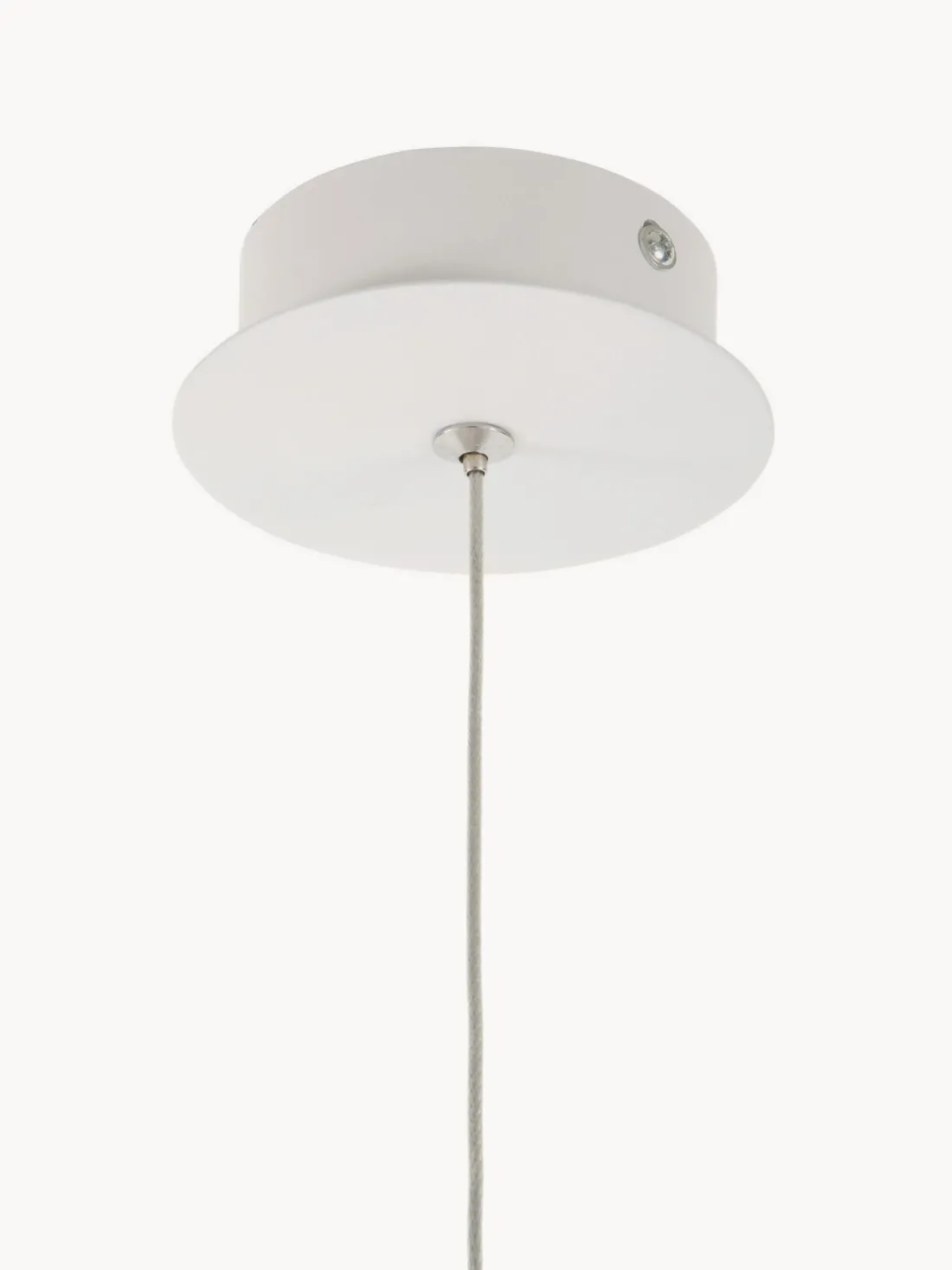 Lámpara de techo pequeña de vidrio y hormigón Zero