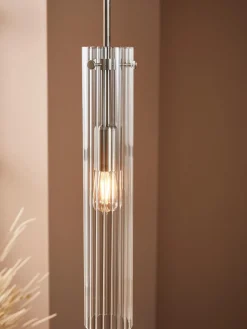 Lámpara de techo pequeña de vidrio Tubo