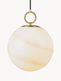 Lámpara de techo tipo globo soplada Stockholm