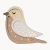 Lámpara infantil LED artesanal regulable Bird, con función de temporizador