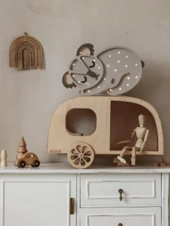Lámpara infantil LED artesanal regulable Koala, con función de temporizador