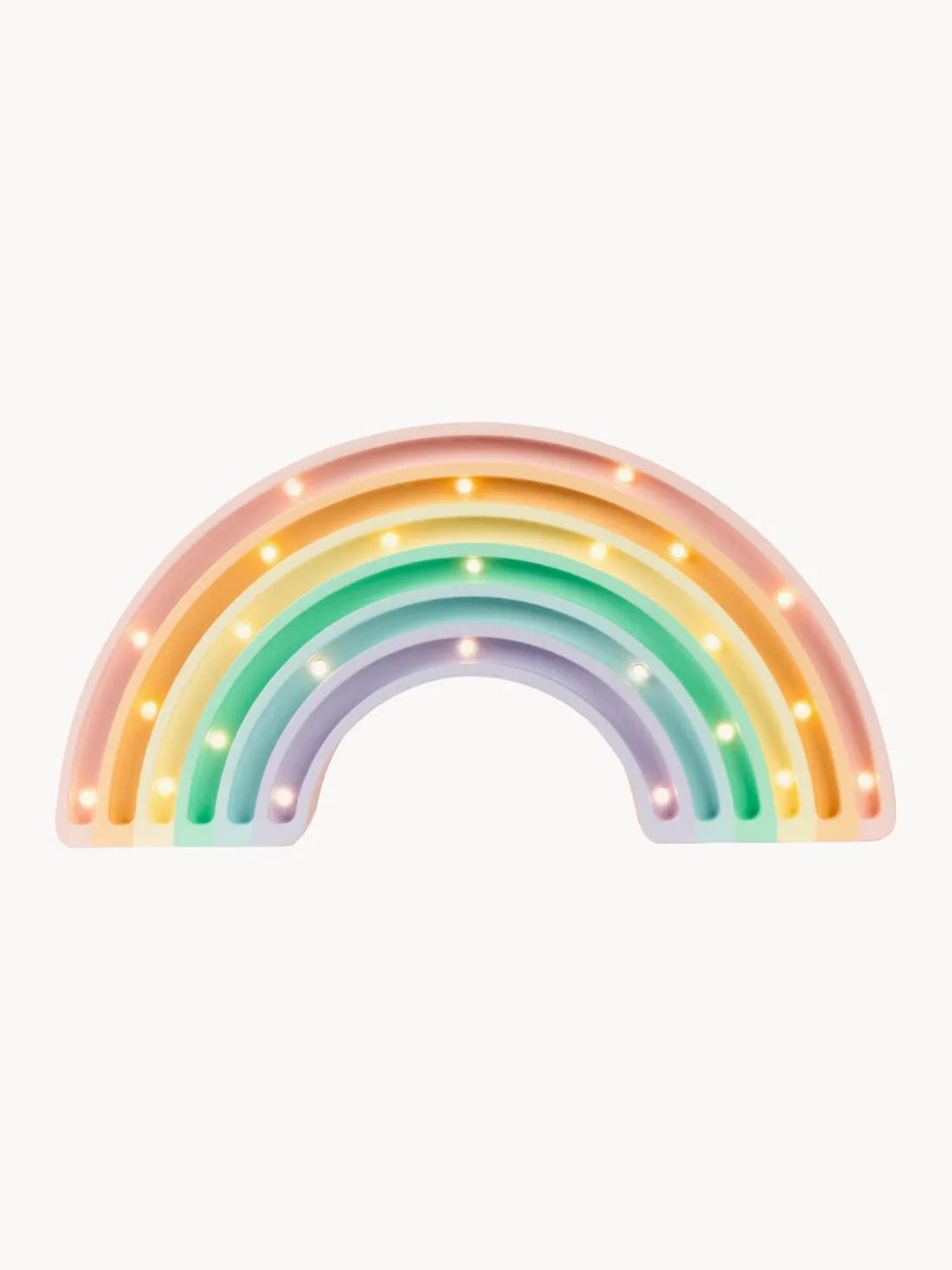 Lámpara infantil LED artesanal regulable Rainbow, con función de temporizador