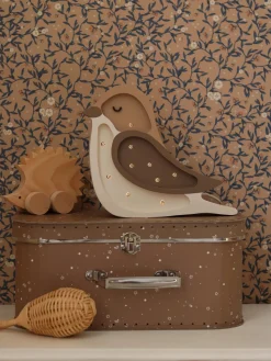 Lámpara infantil LED artesanal regulable Bird Mini, con función de temporizador