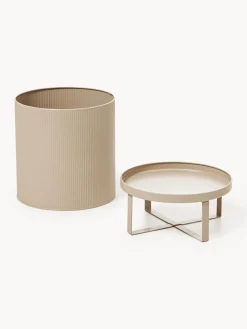 Maceta con superficie estriada Bau, 38 cm