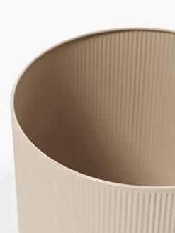 Maceta con superficie estriada Bau, 38 cm