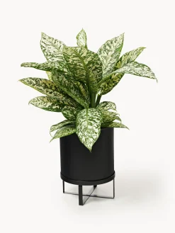 Maceta con superficie estriada Bau, 38 cm