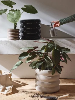 Maceta de gres Rudi, 30 cm