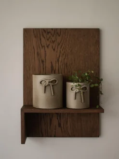 Macetero de cerámica Bow, 11 cm