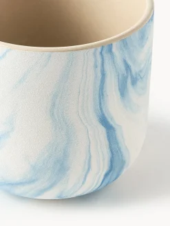 Macetero en look mármol Kiko, 17 cm